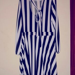 Sexy diva black/white 2X dress